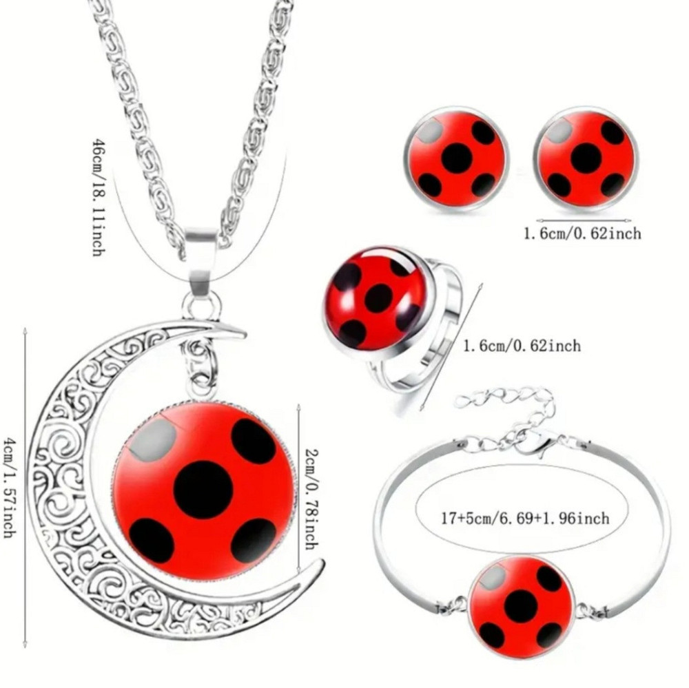 Набор бижутерии для детей в горошек one size разноцветный Киев - изображение 2