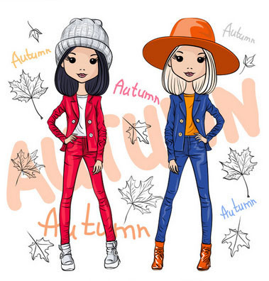 Термонаклейка аппликация на одежду молодежная Девушки Киев - изображение 1