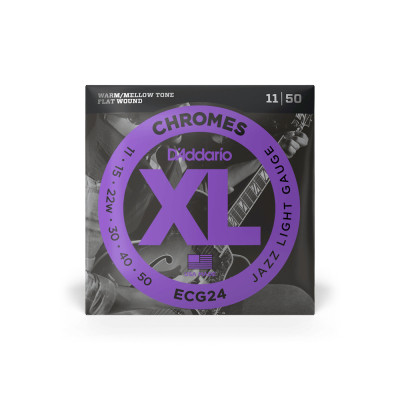 Струны для гитары D'Addario XL Chromes Jazz Light (11-50) (ECG24) Винница - изображение 1