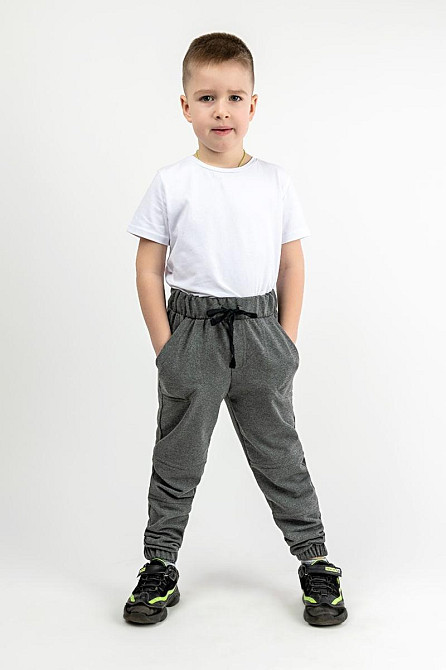 Штани дитячі, сірі топ 134 Крохатушка одяг Київ - фото 1