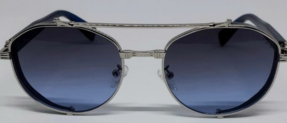Брендовые очки унисекс линзы  синий градиент в металл оправе. Киев - изображение 5