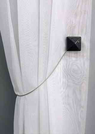 Магниты для штор и гардин Квадрат набор 2 шт Чёрный (81-133) Киев