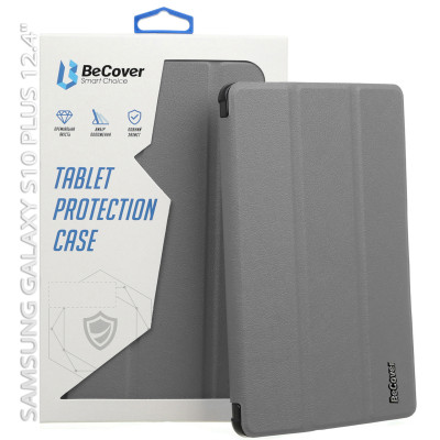 Чехол для планшета BeCover Smart Case Samsung Galaxy Tab S10 Plus (SM-X820/SM-X826) 12.4" Gray (712235) Винница - изображение 7