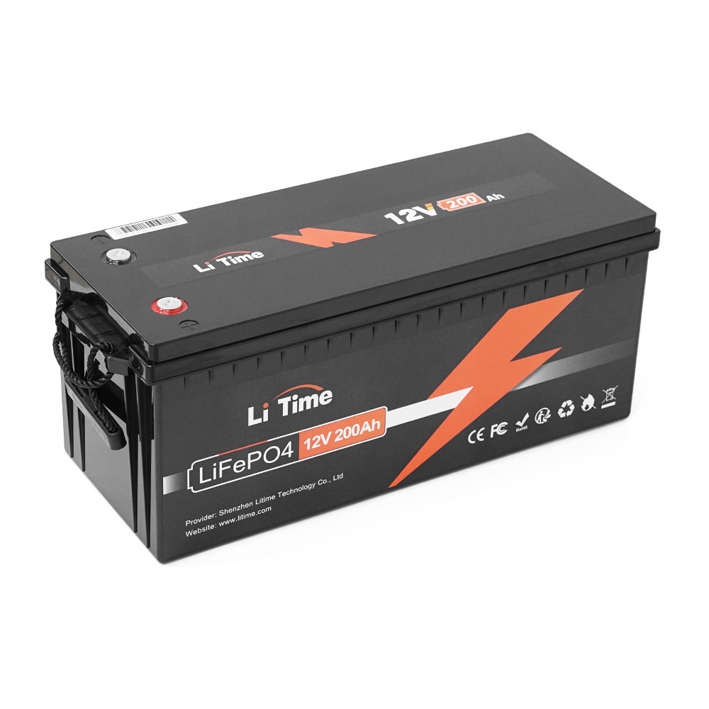 Акумуляторна батарея Li-TIME LiFePO4 12.8V 200Ah, 2560Wh, BMS 100A, 532*207*215мм Київ - фото 1