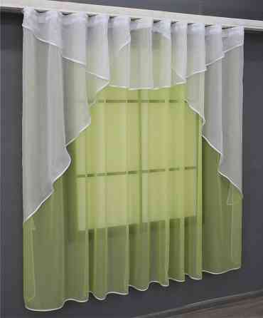 Кухонный комплект VR-Textil № 00к светло-оливковый с белым 280х170 см (59-937) Киев