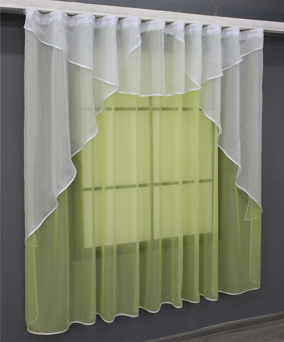 Кухонный комплект VR-Textil № 00к светло-оливковый с белым 280х170 см (59-937) Киев - изображение 2