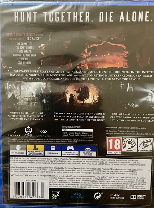 Hunt: Showdown – Bounty Edition PS4 PS5. Харьков - изображение 2