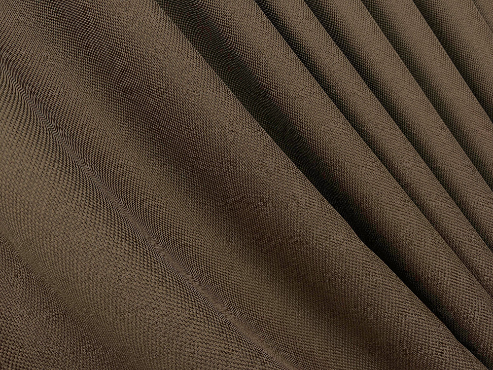 Комплект штор VR-Textil Льон Мішковина 100х270 2шт і Тюль 300х270 277ш-1579т Коричневий з молочним 71-159/1 Київ - фото 6