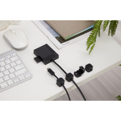 Держатель для кабеля OfficePro CM002B, magnetic clasp, 6шт=1пак, back (CM002B) Винница - изображение 5