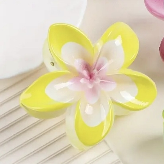 Заколка-крабік квітка Жовтий Смела - изображение 1