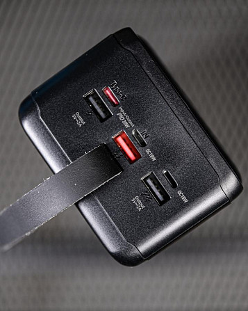 Повербанк Hoco J123C 60000mAh 22.5W швидке заряджання Чорний ПП8195 Київ - фото 3