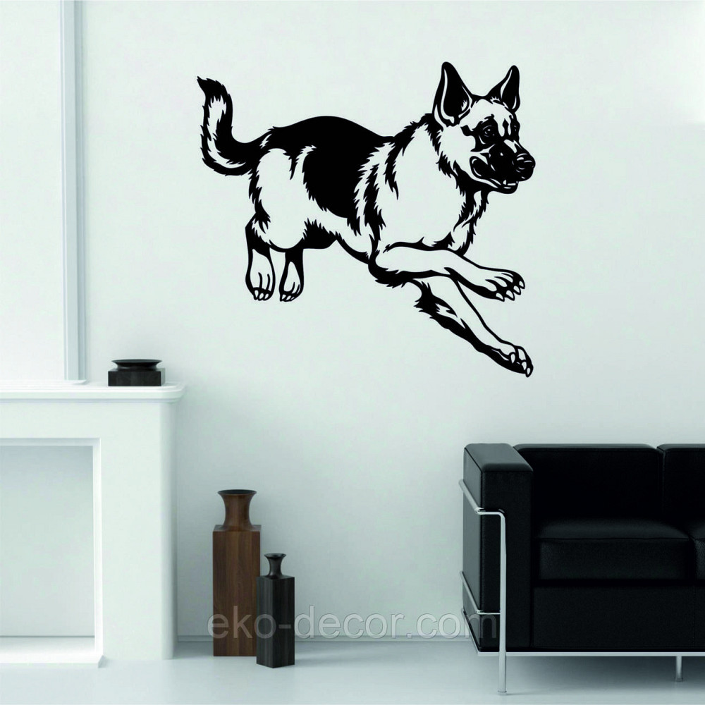 Декоративное настенное Панно «Овчарка» , Декор на стену 70*65 см, Черный Киев - изображение 2