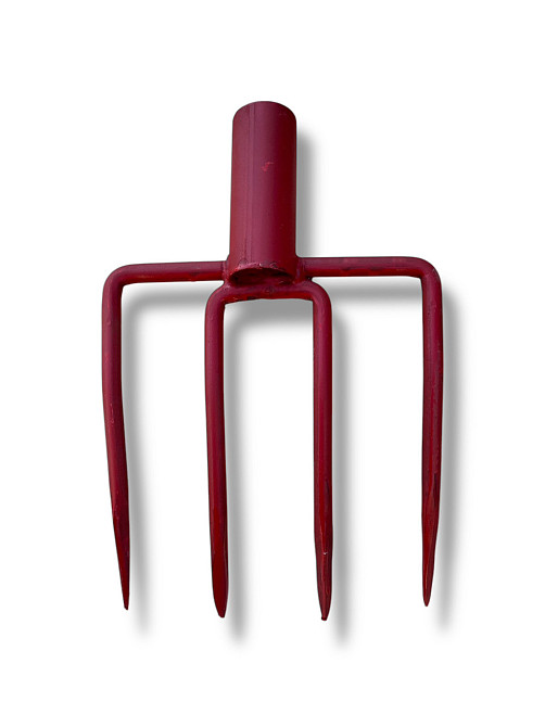 Вила копальні круглий зуб, червоні Харків - фото 3