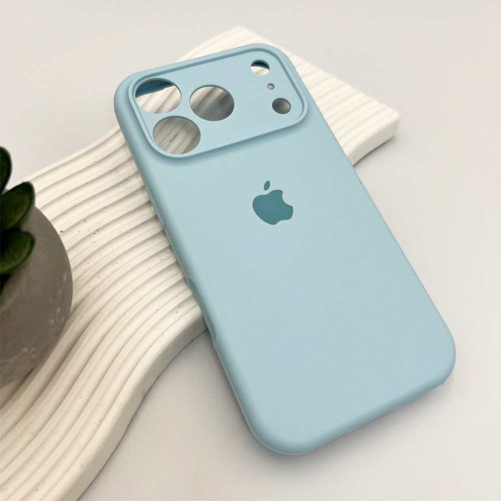 Чохол для смартфона Silicone Full Case AA Camera Protect for Apple iPhone 17 Pro 27,Mist Blue Київ - фото 4