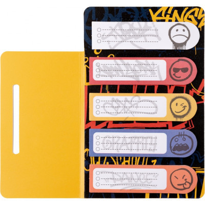 Папір для нотаток Yes із липким шаром Melt Smile у наборі 100 аркушів (5 х 20) (170393) Вінниця - фото 2