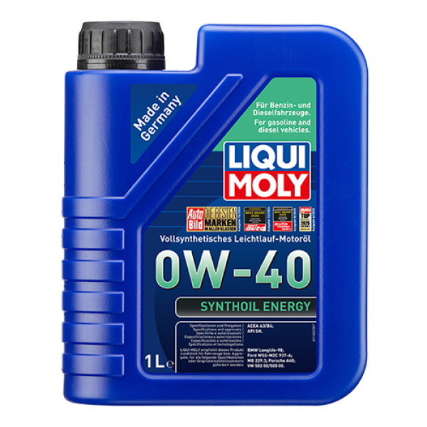 LIQUI MOLY Синтетична моторна олива - Synthoil Energy SAE 0W-40 1л. Киев - изображение 1
