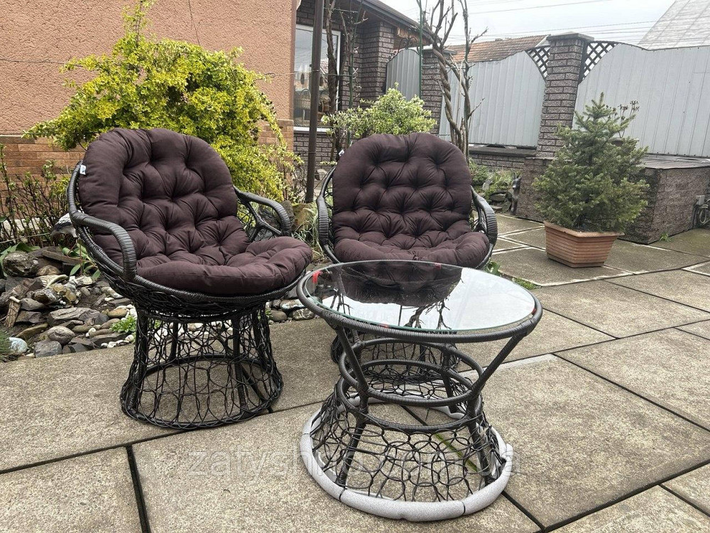 Плетені меблі вуличні з ротанга Київ - фото 3