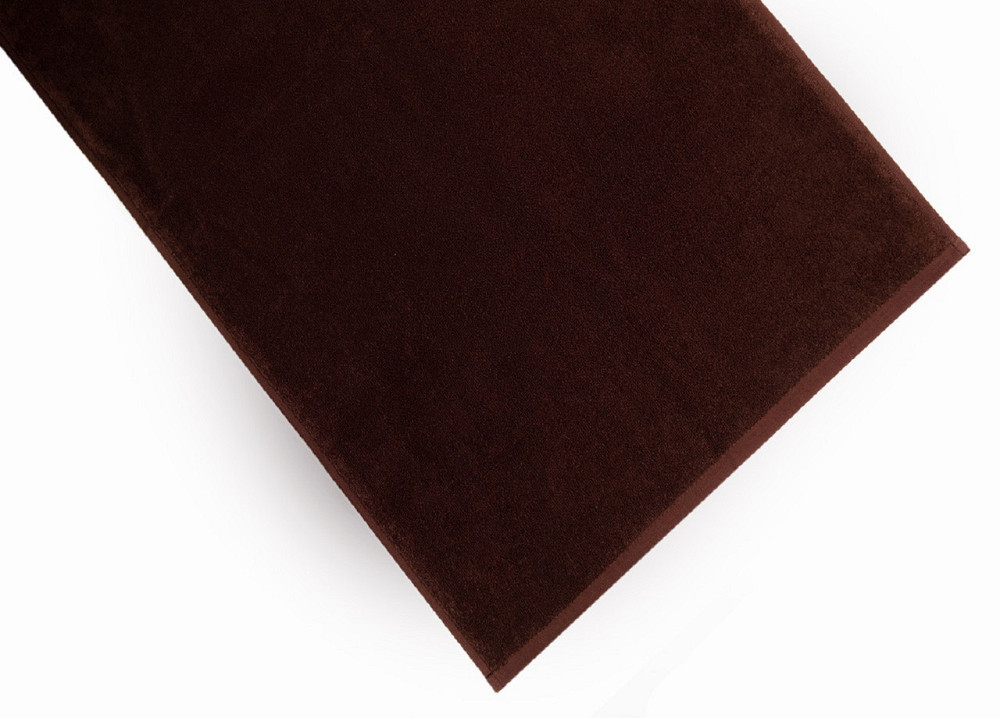 Полотенце махровое Ideal Textile 50х90 см плотное с коротким ворсом 450 г/м2 Шоколад Черновцы - изображение 2