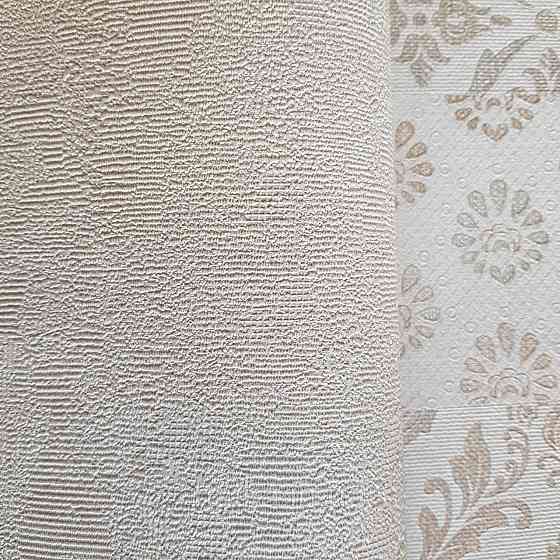 Шпалери метрові вінілові на флізелін Yuanlong Samsara однотонні ефект потертості під штукатурку рожеві Київ