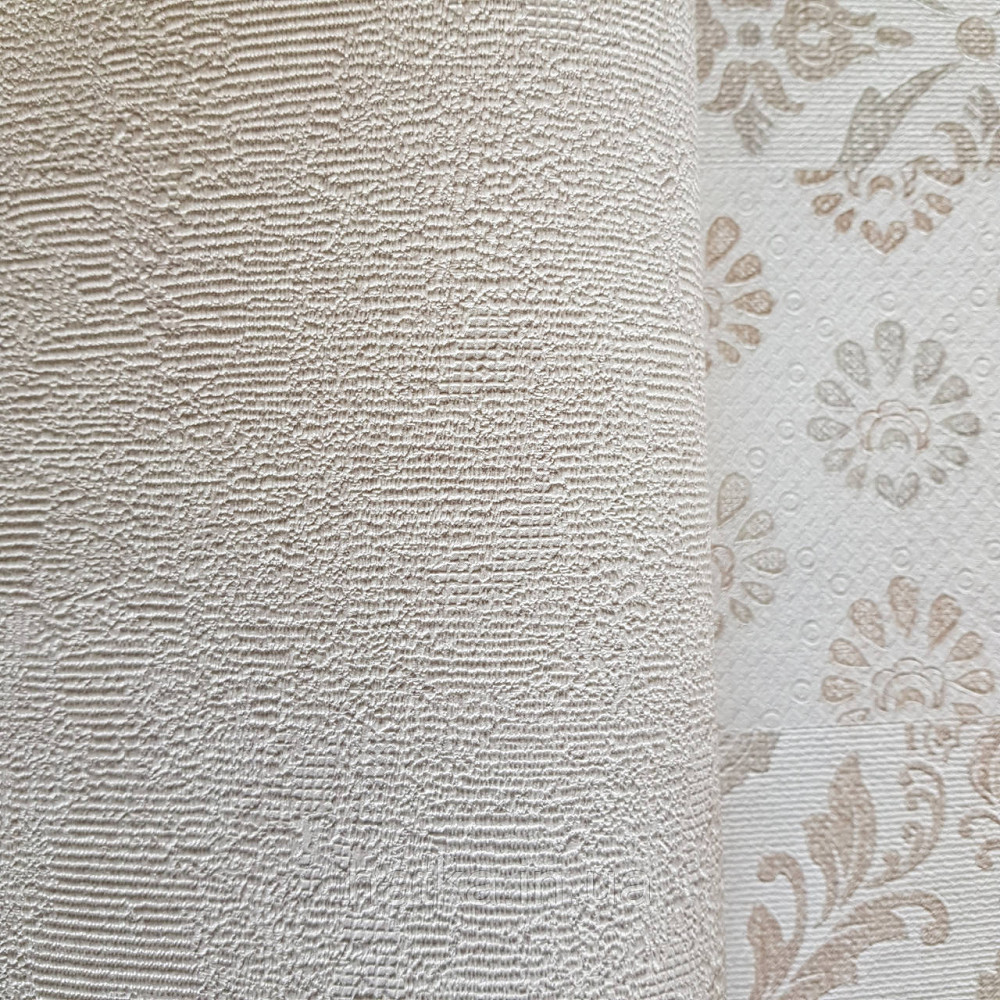 Обои метровые виниловые на флизелине Yuanlong Samsara однотонные эффект потертости под штукатурку розовые Киев - изображение 1