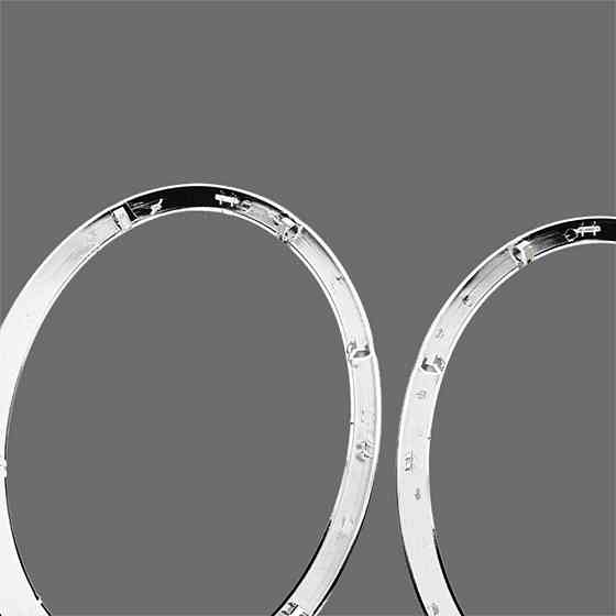 Окантовка фари 51137300631/51137300632 Хром Ліва і Права для Mini Cooper 2014-2019 ободок накладка протитуманної фари Київ