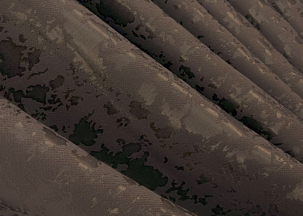 Комплект штор VR-Textil Льон Мармур 150х270 2шт і Тюль 400х270 1910ш-115т Венге з білим 71-130/3 Київ - фото 6