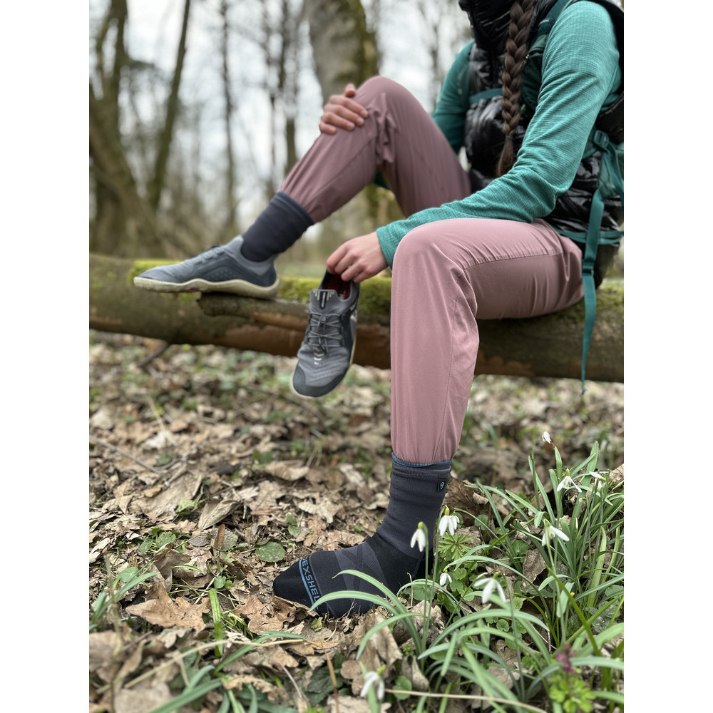 Шкарпетки водонепроникні Dexshell Running Lite 2.0 Socks, сірі, розмір S (36-38) Киев - изображение 3