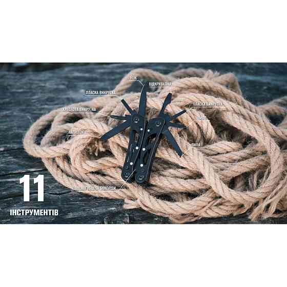 Мультитул Ganzo G104 S черный Ровно