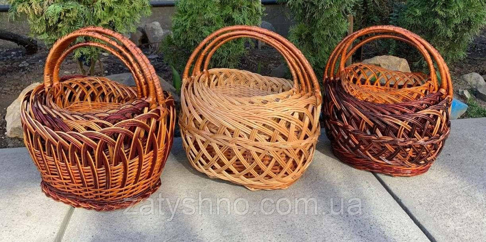 Набір плетених кошиків 3ка Київ - фото 1