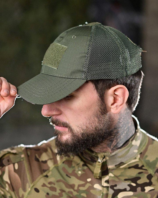 Тактическая бейсболка сетка  oliva ВР4352 Одесса - изображение 1