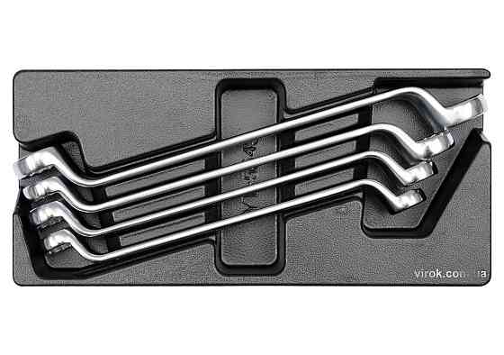 Вклад до інструментальної шафи YATO, ключі накидні вигнуті 21х23, 24х27, 25х28, 30х32 мм, 4 шт. [8] Одеса