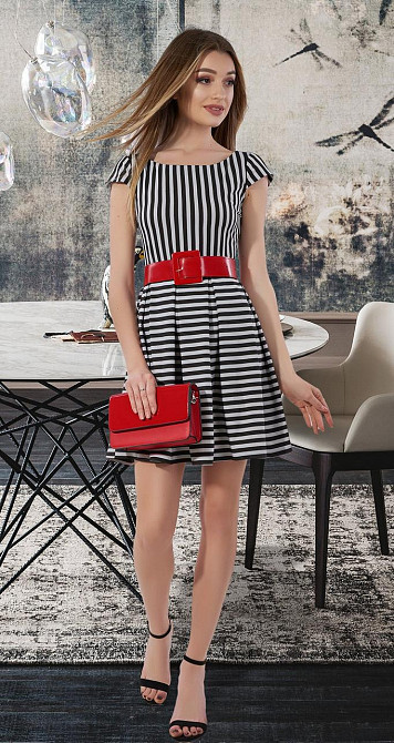 Платье в полоску (46) Киев - изображение 4