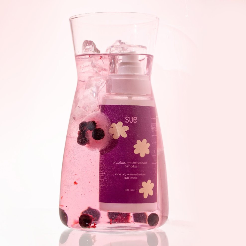 Увлажняющий мист для тела Blackcurrant Velvet Smoke Sue 150 мл Киев - изображение 2