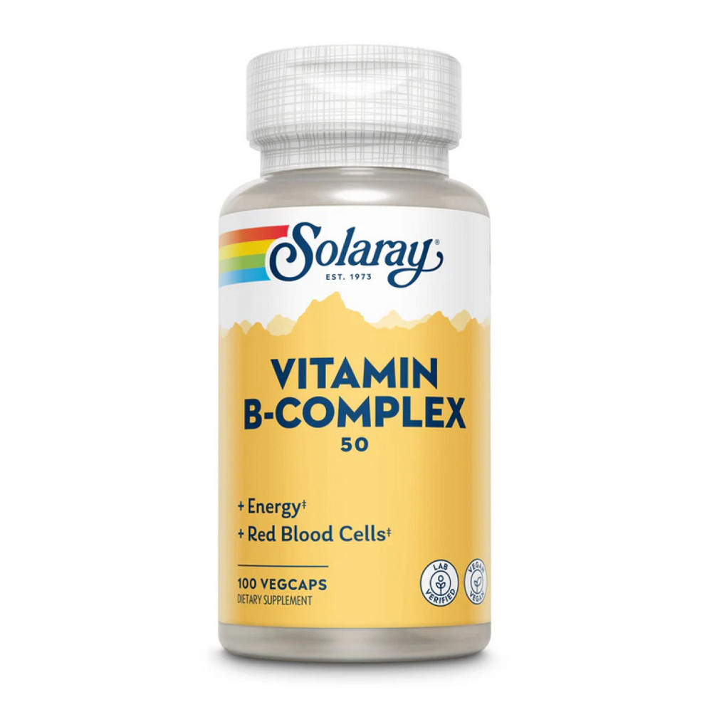 Комплекс витаминов группы B Solaray Vitamin B-Complex 50 50mg 100 vcaps Киев - изображение 1