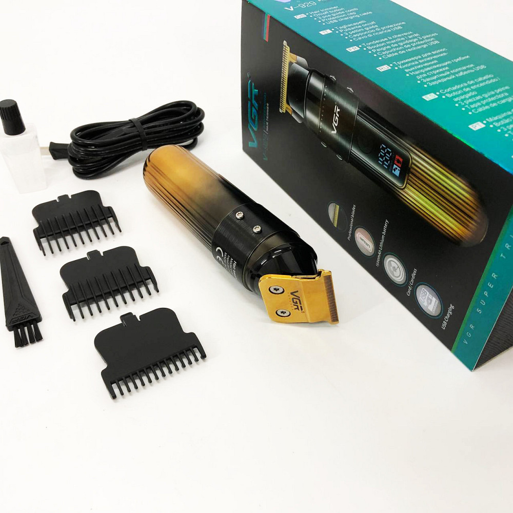 Многофункциональный триммер для стрижки волос и тела VGR V-929, Машинка для стрижки акуммуляторная VK-43 Львов - изображение 1