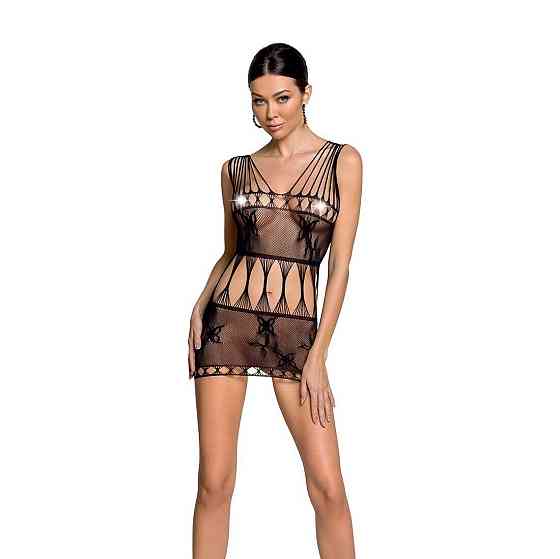 Бодістокінг мінісукня з метеликами Passion BS090 One Size black Sex Aura Київ
