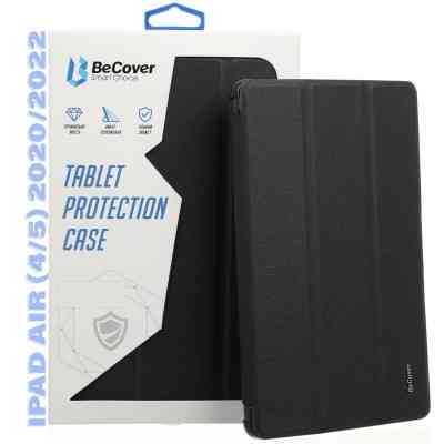Чехол для планшета BeCover Tri Fold Hard TPU Apple iPad Air (4/5) 2020/2022 10.9" Black (711106) Винница