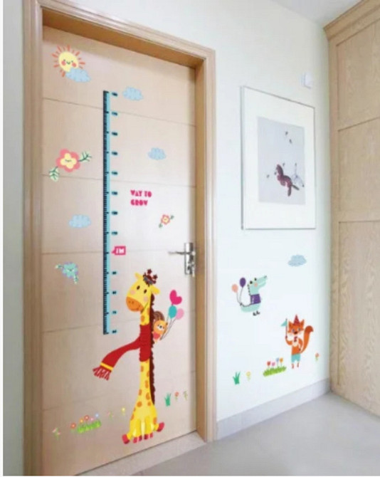 Наклейка интерьерная Ростомер с жирафом Киев - изображение 4