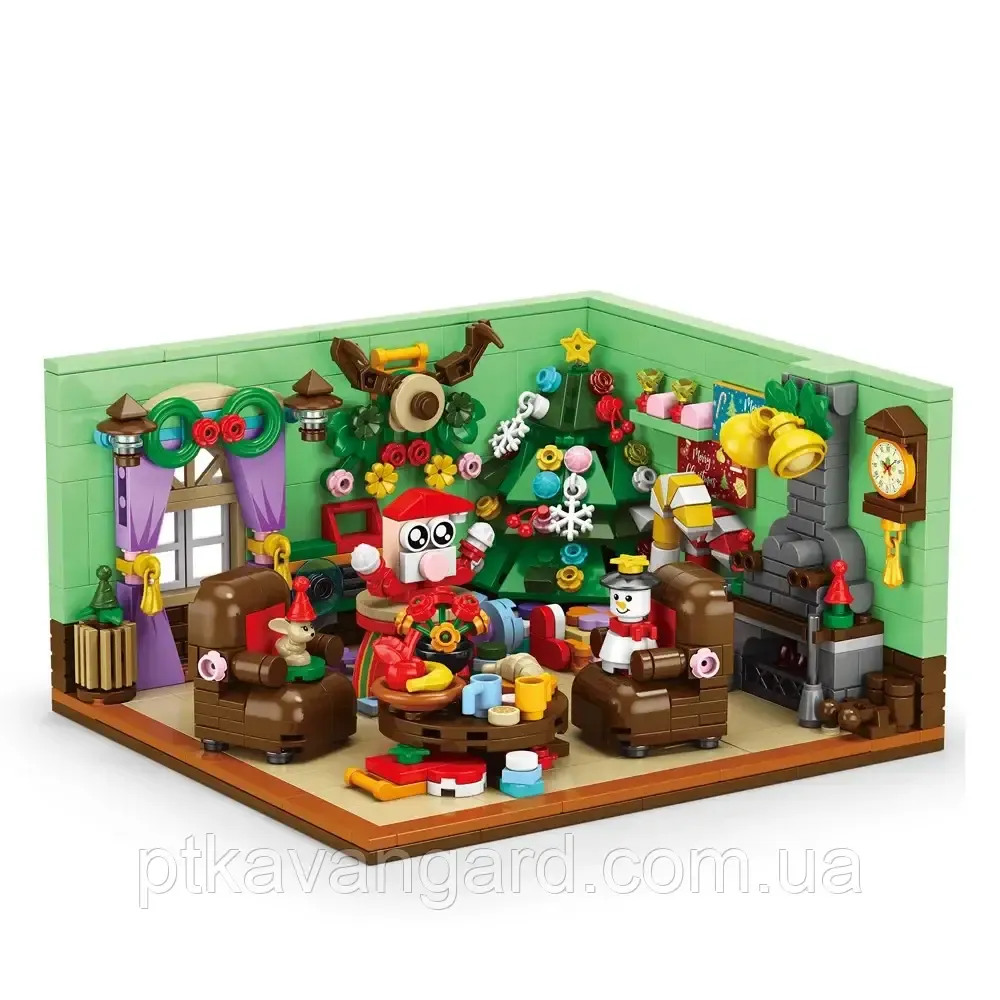 Новорічний адвент календар конструктор різдвяна кімната 669 деталей 24 бокса 9159 Хмельницький - фото 4