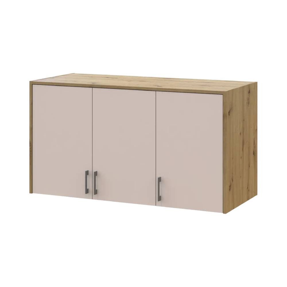 Антресоль висока Doros Ронді Дуб Артизан/Кашемір 3 ДСП 121х52х65 (DRS-011909) Львів - фото 4