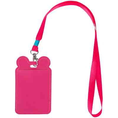 Бейдж Kite вертикальний на шнурку, фуксія (K24-296-4) Вінниця