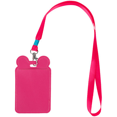 Бейдж Kite вертикальный на шнурке, фуксия (K24-296-4) Винница - изображение 2