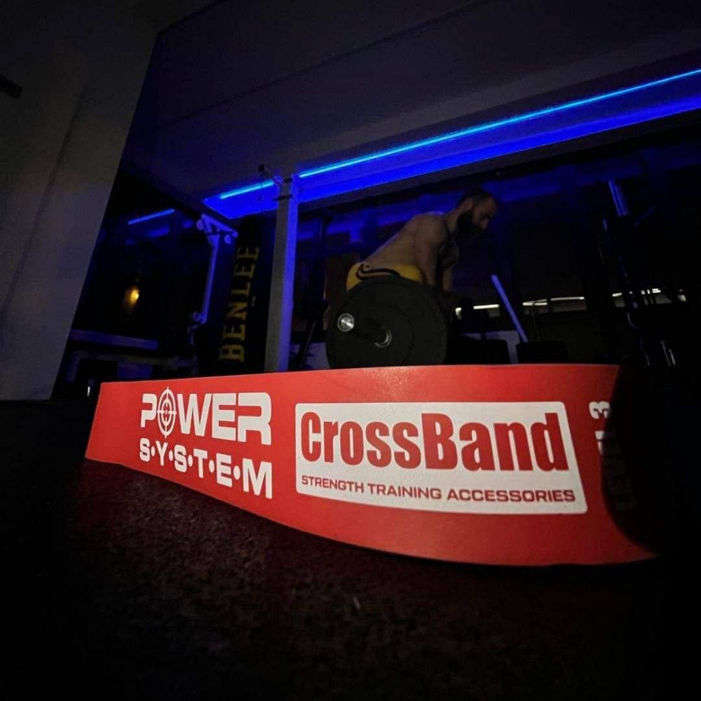 Еспандер-петля (гумка для фітнесу і кроссфіту) Power System PS-4053 CrossFit Level 3 Blue (опір 15-40 кг) Кам'янське - фото 10