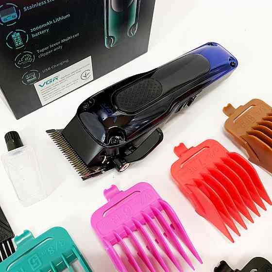 Машинка для стрижки волосся з різними насадками VGR V-013, Тример для стрижки акумуляторний професійний NA-88 Івано-Франківськ