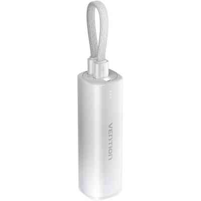 Батарея универсальная VENTION 5000mAh 20W PD, USB-C In/Out, Lightning In/Out, with cable, Gradient Gray (FHWM0) Винница