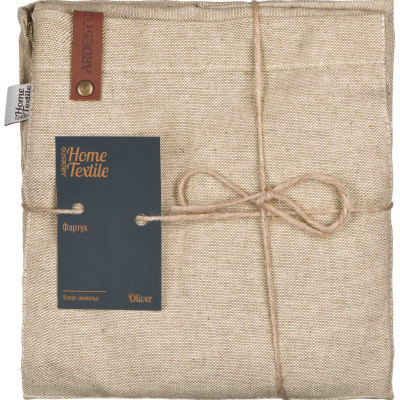 Фартух Ardesto Oliver, 100% бавовна, шоколад (ART12OR) Вінниця - фото 4