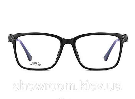 Брендова чоловіча обідкова оправа Chrome Hearts (2272) сірі Київ