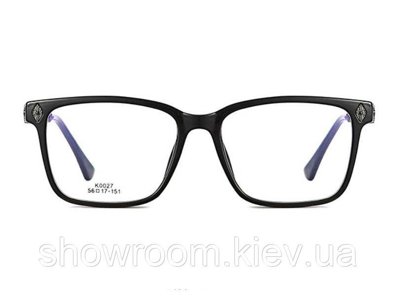 Брендова чоловіча обідкова оправа Chrome Hearts (2272) сірі Київ - фото 2