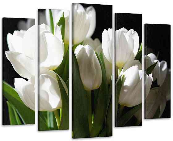 Модульная картина Цветы Тюльпаны Art-140_5 110x160 см Киев