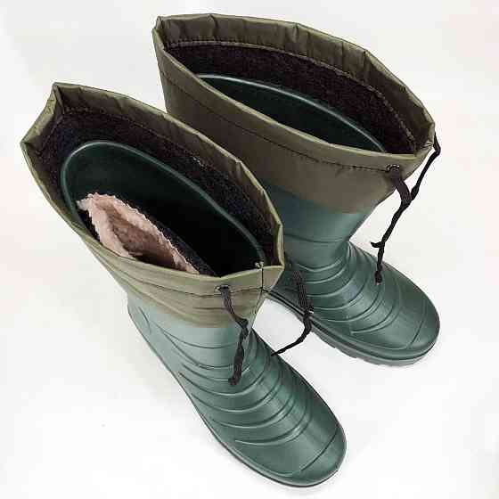 Утепленные сапоги резиновые весенние 45р 30см, Сапоги из резины для весны, Рабочая обувь для мужчин SV-20 Ивано-Франковск